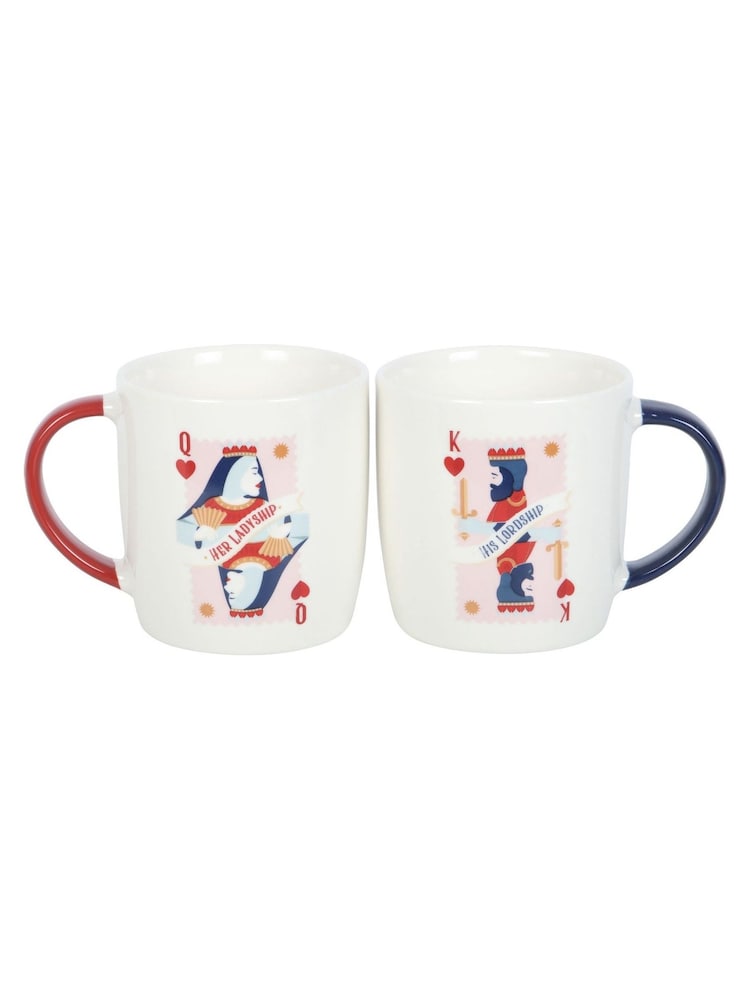 Something Different White Her Ladyship & His Lordship Couples Mug Set - Image 2 of 3