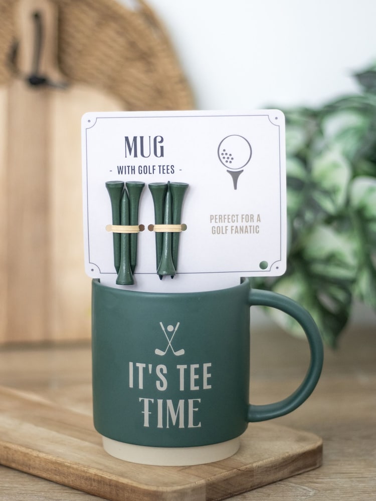 Something Different Black It's Tee Time Mug - Image 1 of 4