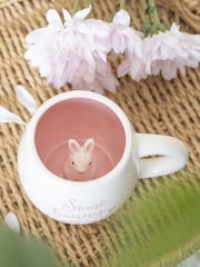 Something Different White Some Bunny Loves You Peekaboo Mug - Image 1 of 4
