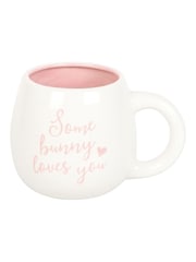 Something Different White Some Bunny Loves You Peekaboo Mug - Image 4 of 4