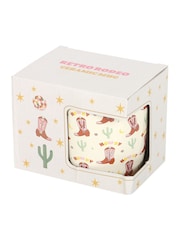 Something Different Cream Howdy Cowboy Boot Print Mug - Image 2 of 4