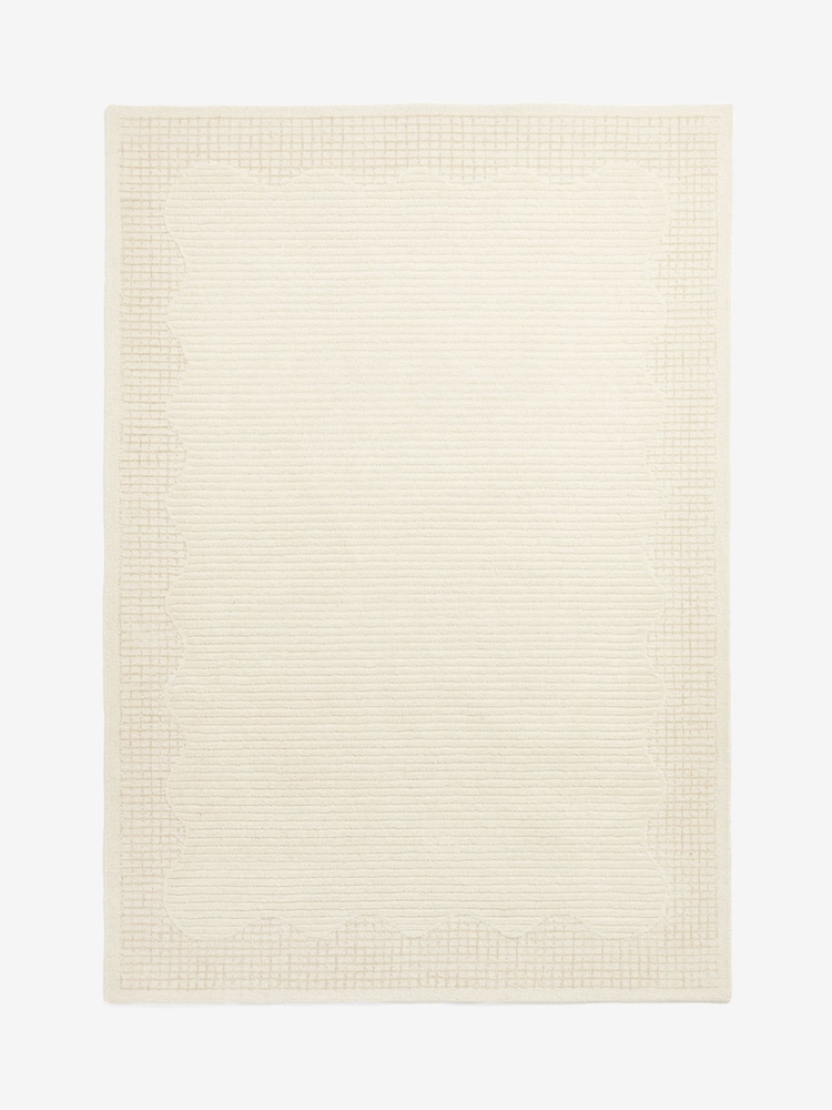 Natural Sophisticated Border Rug - Image 5 of 5