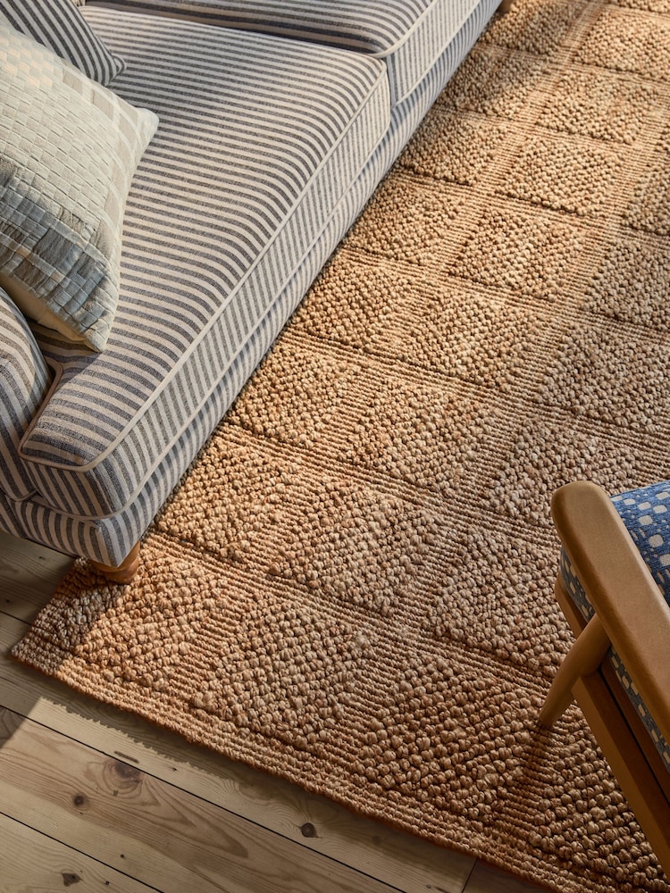 Buy Mid Natural Jute Grid Rug from the Next UK online shop Buy Mid Natural Jute Grid Rug from the Next UK online shop