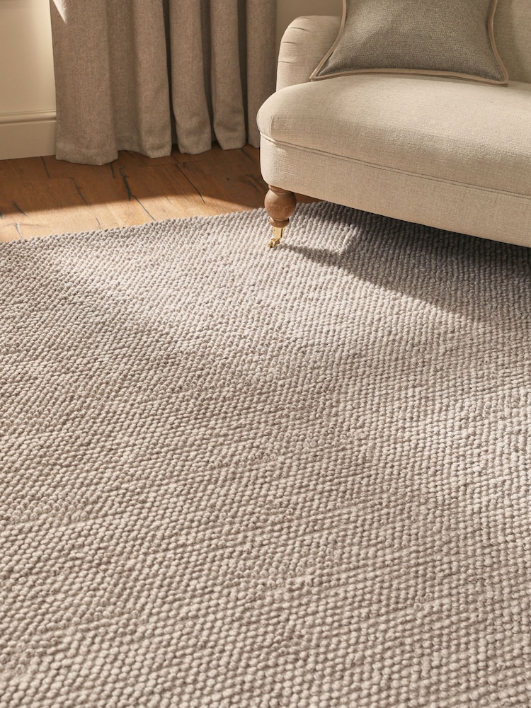 Natural Bobble Effect Rug - Image 2 of 5 Natural Bobble Effect Rug - Image 2 of 5