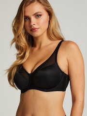 Negro - Hunkemöller Nina Non-Padded Underwired Minimizer Bra - Imagen 1 de 5