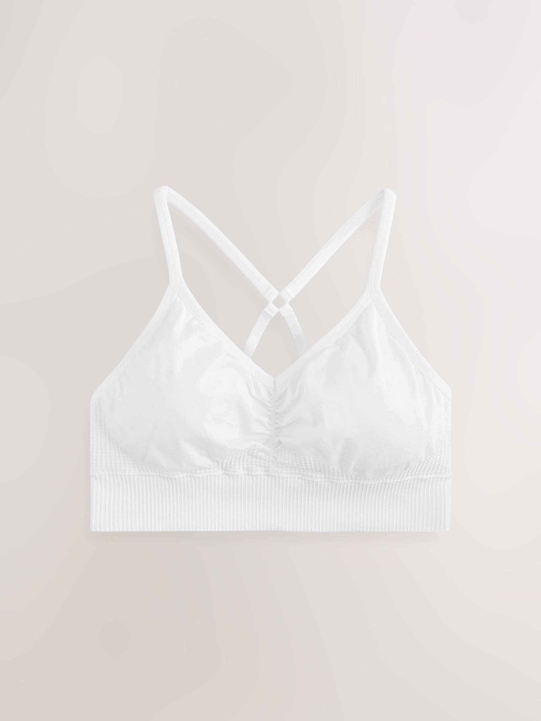 Comprar Branco - Sutiãs esportivos sem costura com alças from Next