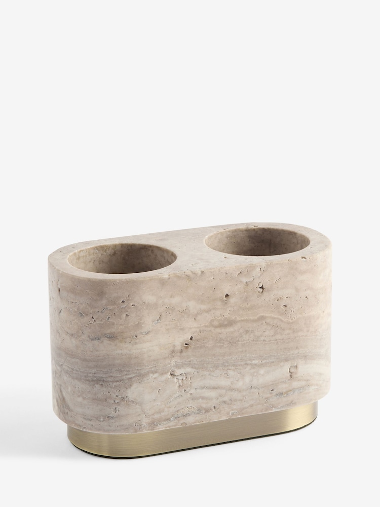 Grey Marble N. Premium Toothbrush Tidy - Image 1 of 1