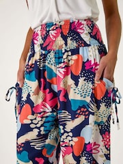 Roman Blue Abstract Tie Pocket Trousers - Image 5 of 5