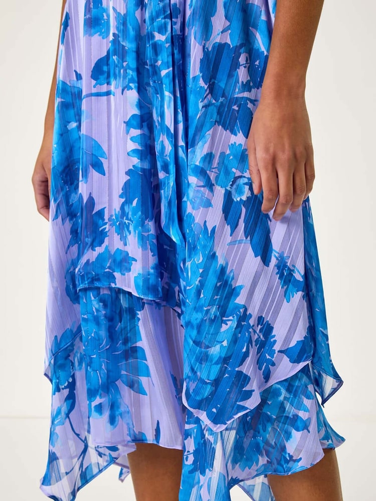 Roman Floral Frill Midi Wrap Dress - Imagen 5 de 5 Roman Floral Frill Midi Wrap Dress - Imagen 5 de 5