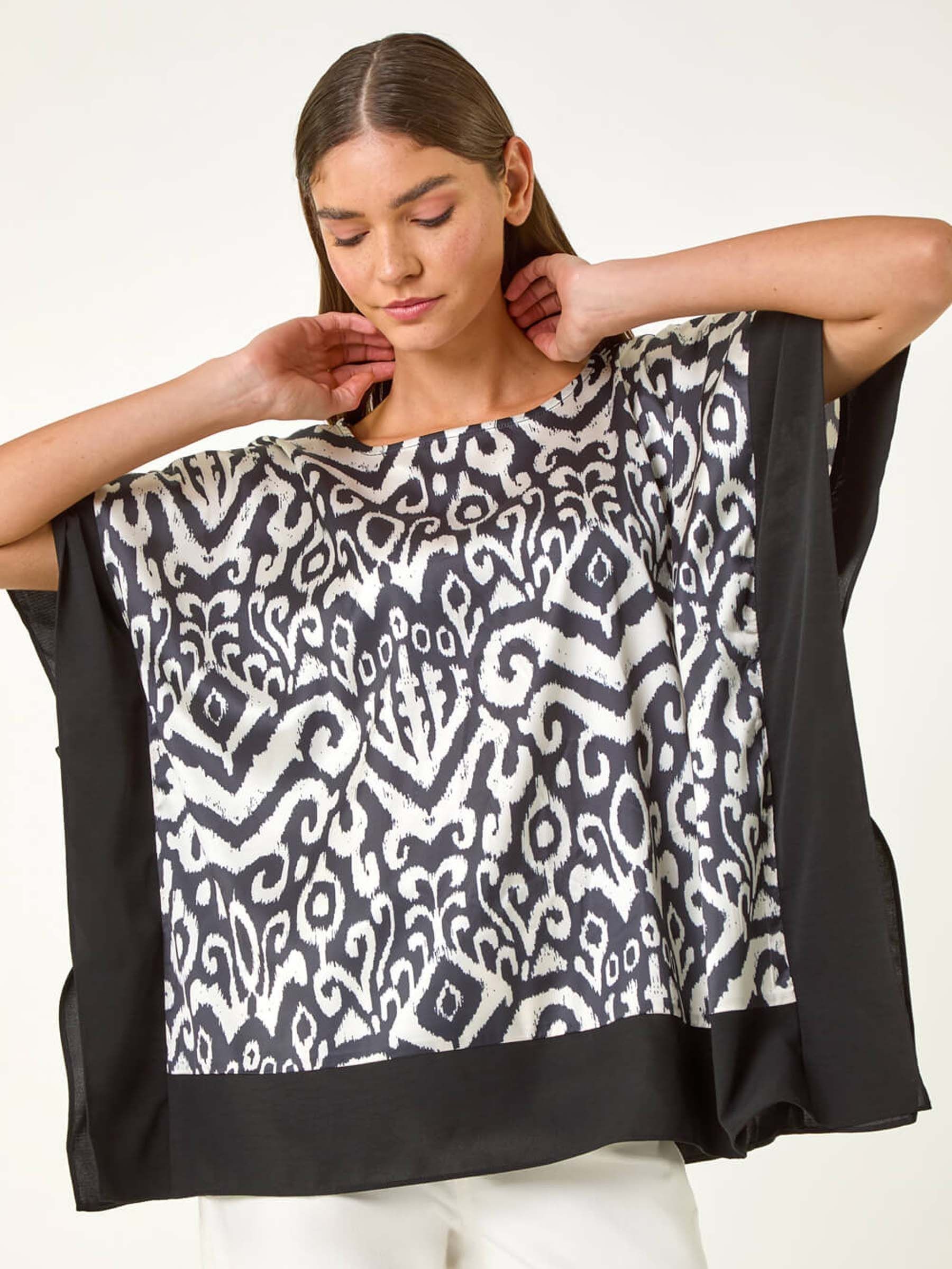 トップス mimika Kjøp Roman Mono Printed Tunika Top from Next Norway