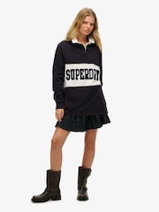 Superdry Oversized Athletic Essentials Rugby 100% Cotton Top - Image 4 of 9