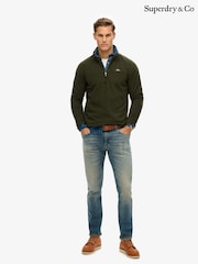Superdry Green Polar Fleece Half Zip - Image 10 of 27