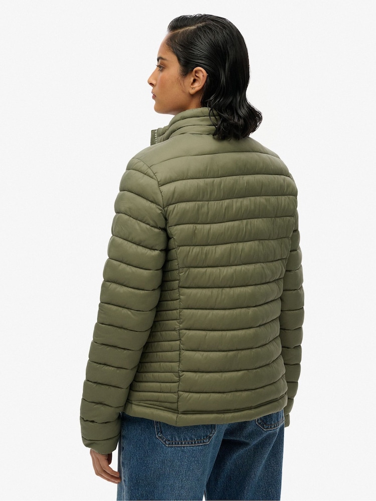 Superdry Green Fuji Lite Padded Jacket - Image 2 of 6