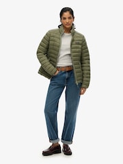 Superdry Green Fuji Lite Padded Jacket - Image 3 of 6