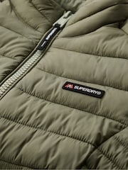 Superdry Green Fuji Lite Padded Jacket - Image 6 of 6