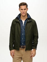 Superdry Green Non Hood Logo Windbreaker Jacket - Image 1 of 5