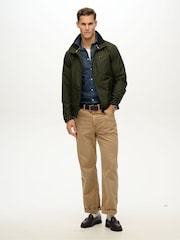 Superdry Green Non Hood Logo Windbreaker Jacket - Image 4 of 5