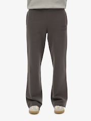 Superdry Blue Athletic Tonal Embroidered Wide Leg Joggers - Image 4 of 7