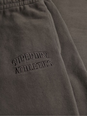 Superdry Blue Athletic Tonal Embroidered Wide Leg Joggers - Image 7 of 7