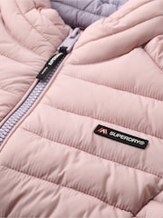 Superdry Pink Fuji Lite Padded Jacket - Image 7 of 7