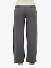 Серый - Superdry Athletic Essentials Wide Leg 100% Cotton Joggers - Изображение 5 из 7