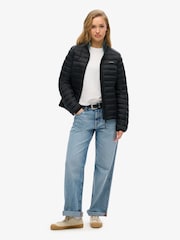 Superdry Black Fuji Lite Padded Jacket - Image 4 of 7