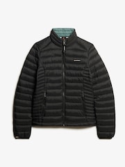 Superdry Black Fuji Lite Padded Jacket - Image 6 of 7