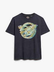 Superdry Grey 100% Cotton Rock Band Relaxed T-Shirt - Image 5 of 6