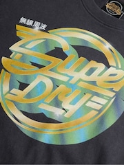 Superdry Grey 100% Cotton Rock Band Relaxed T-Shirt - Image 6 of 6