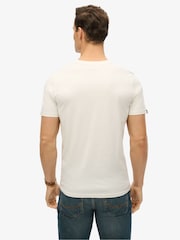 Superdry White Vintage Logo Tokyo Relaxed 100% Cotton T-Shirt - Image 2 of 3