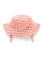 Purebaby Orange Broad Brim Swim Hat - Image 2 of 2