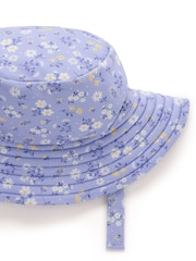 Purebaby Blue Dark Broad Brim Swim Hat - Image 2 of 3