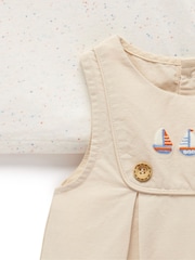 Purebaby Natural Romper and T-Shirt Set - Image 3 of 5