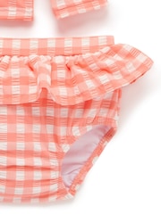 Purebaby Orange Mermaid Print Long Sleeve Rashie Set - Image 5 of 5