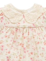 Purebaby Floral Printed Romper - صورة 3 من 4