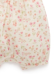 Purebaby Floral Printed Romper - صورة 4 من 4