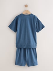 Navy/Grey Long Leg Pyjamas 3 Pack (3-16yrs) - Image 6 of 9