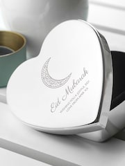 Personalised Eid Mubarak Heart Trinket Box by Treat Republic - Image 4 of 5