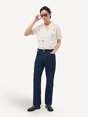 Percival Cream Olive Tapestry Shirt - Image 4 of 7