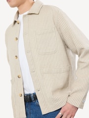 Percival Cream Sorrento Overshirt - Image 4 of 7