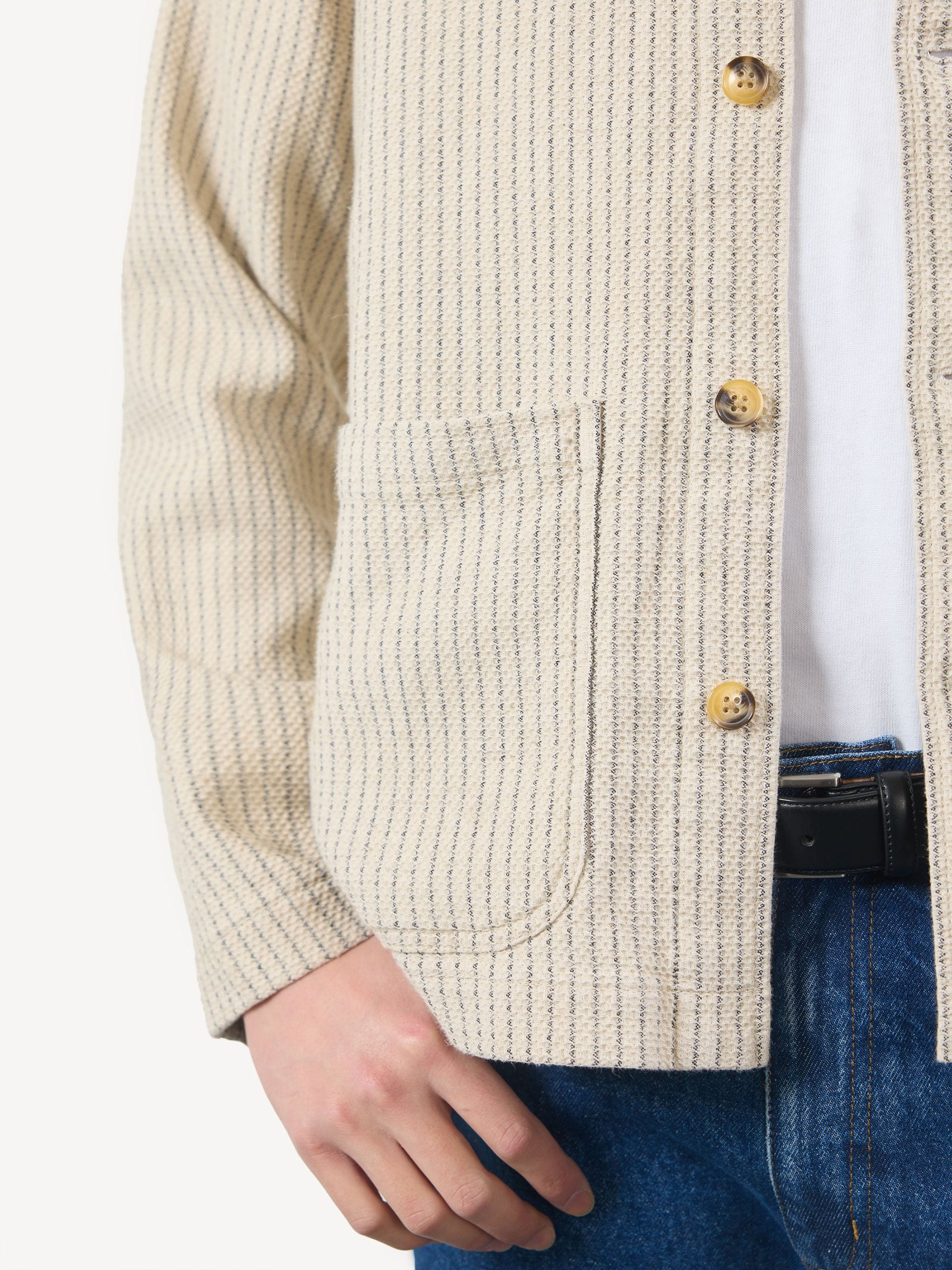 meer.  RIPPLES OVERSHIRT  クリーム Buy Percival Cream Sorrento Overshirt from Next USA