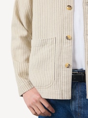 Percival Cream Sorrento Overshirt - Image 5 of 7