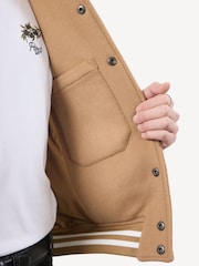Percival Brown Puglia Varsity Jacket - Image 5 of 6