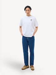 Percival White Oversized Ricette T-Shirt - Image 3 of 5
