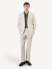 Percival Stone Tailored Linen Blazer - Image 3 of 6
