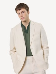 Percival Stone Tailored Linen Blazer - Image 4 of 6
