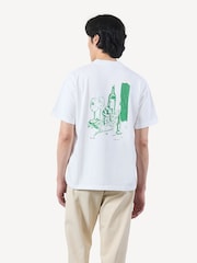 Percival Cream Oversized Cicchetti T-Shirt - Image 1 of 5