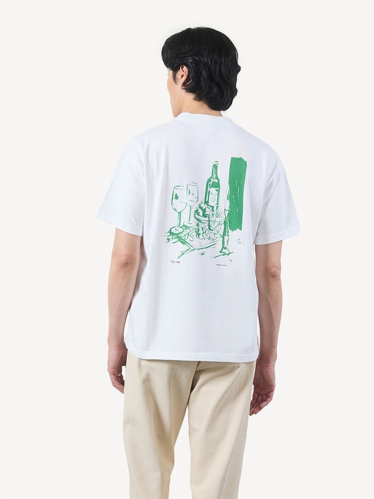Percival Cream Oversized Cicchetti T-Shirt - Image 1 of 5