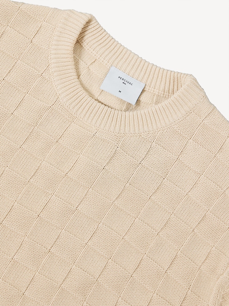 Percival Cream Tuscany Knitted Jumper - Image 6 of 6 Percival Cream Tuscany Knitted Jumper - Image 6 of 6