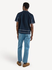 Percival Blue Sicily Cuban Shirt - Image 2 of 4